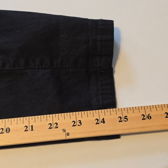 White House Black Market Capri Womens Size 6 Black Mid Rise Stretch Casual - Picture 11 of 12